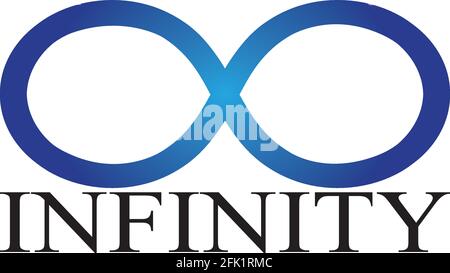 Infinity Logo sowie Symbol Vorlage Symbole Vektor Stock Vektor