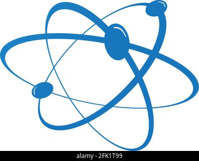 Molekül Symbol logo template Vector Illustration Design Stock Vektor