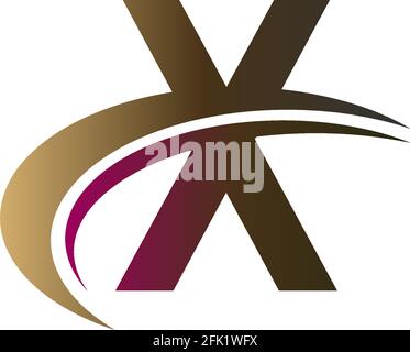 Mix aus Buchstaben mit schnellem Schrägstrich Design Logo Icon Konzept Vorlage Stock Vektor