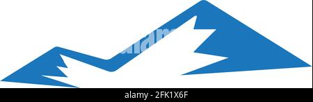 Berg Symbol Logo Template Vector Illustration Design Stock Vektor