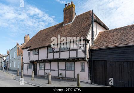 Wohnungen in South Street, Titchfield ein historisches Dorf in Hampshire in der Nähe von Fareham, Hampshire, England, Großbritannien Stockfoto