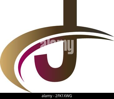 Mix aus Buchstaben mit schnellem Schrägstrich Design Logo Icon Konzept Vorlage Stock Vektor