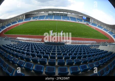 Stadionul „Tudor Vladimirescu“ Târgu Jiu Stockfoto