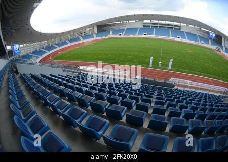 Stadionul „Tudor Vladimirescu“ Târgu Jiu Stockfoto