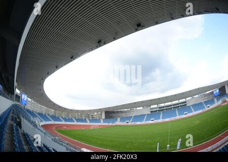 Stadionul „Tudor Vladimirescu“ Târgu Jiu Stockfoto