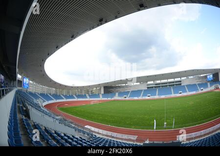 Stadionul „Tudor Vladimirescu“ Târgu Jiu Stockfoto