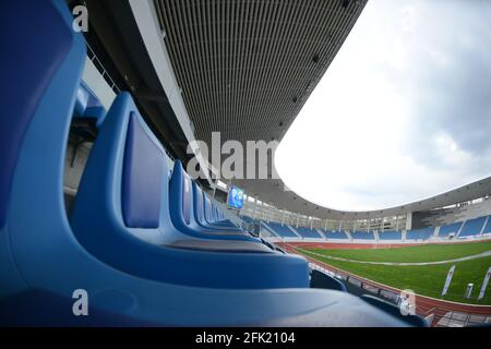 Stadionul „Tudor Vladimirescu“ Târgu Jiu Stockfoto