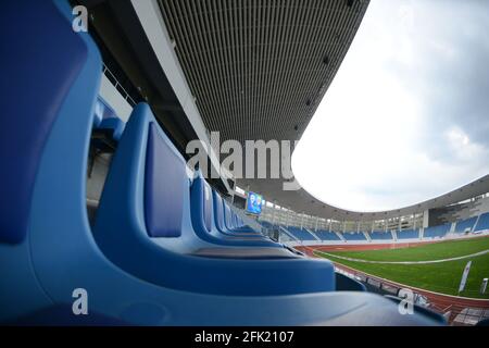 Stadionul „Tudor Vladimirescu“ Târgu Jiu Stockfoto