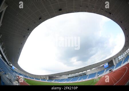 Stadionul „Tudor Vladimirescu“ Târgu Jiu Stockfoto