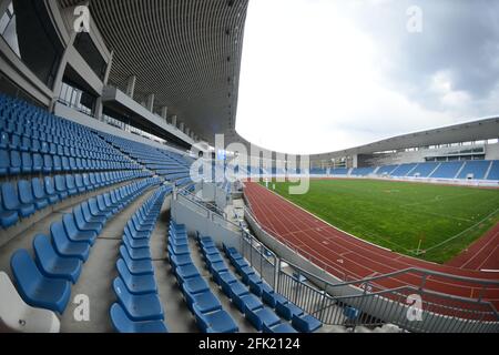 Stadionul „Tudor Vladimirescu“ Târgu Jiu Stockfoto