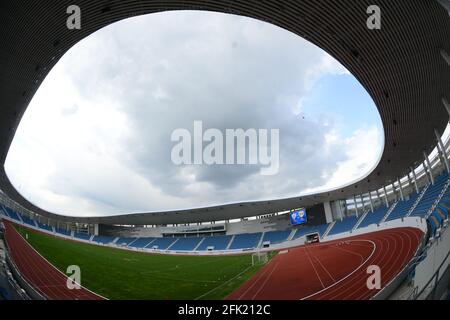 Stadionul „Tudor Vladimirescu“ Târgu Jiu Stockfoto