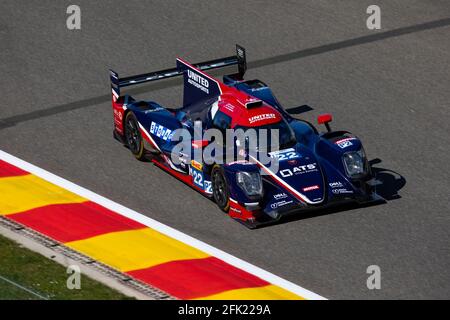 Stavelot, Belgien, 27/04/2021, 22 Hanson Philip (gbr), Scherer Fabio (che), Albuquerque Filipe (prt), United Autosports USA, Orica 07 - Gibson, Aktion während des Prologs der FIA-Langstrecken-Weltmeisterschaft 2021 auf dem Circuit de Spa-Francorchamps, vom 26. Bis 27. April in Stavelot, Belgien - Foto Joao Filipe / DPPI Stockfoto