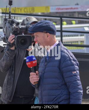 Uttoxeter Races, National Hunt Horse Racing Meeting Stockfoto