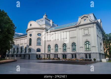 Lettisches Nationalmuseum für Kunst in Riga Stockfoto