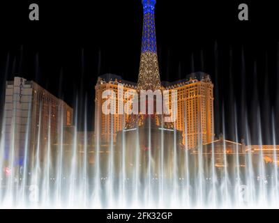 Fountains of Bellagio, Las Vegas, NV Stockfoto