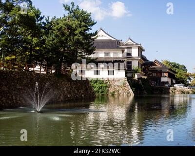 Kokura Burggraben - in Kitakyushu, Japan Stockfoto