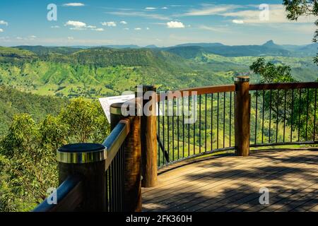 Aussichtsplattform im Lamington National Park, Queensland, Australien Stockfoto