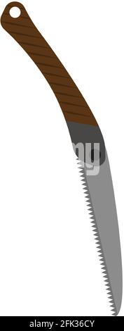 Camping Taschenmesser Vektor-Symbol isoliert auf weiß Stock Vektor