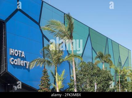 Neue Kunstgalerie im HOTA (Home of the Arts), Gold Coast City, Queensland, Australien. Atemberaubende Architektur, geöffnet am 8. Mai 2021. Stockfoto