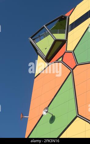 Neue Kunstgalerie im HOTA (Home of the Arts), Gold Coast City, Queensland, Australien. Atemberaubende Architektur, geöffnet am 8. Mai 2021. Stockfoto