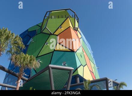 Neue Kunstgalerie im HOTA (Home of the Arts), Gold Coast City, Queensland, Australien. Atemberaubende Architektur, geöffnet am 8. Mai 2021. Stockfoto