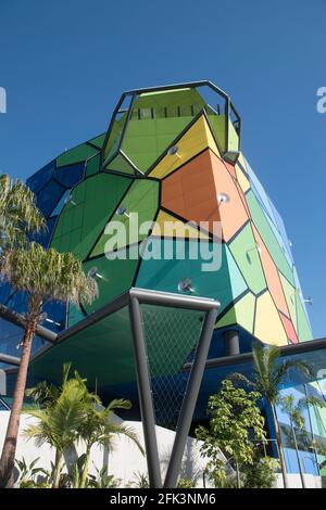 Neue Kunstgalerie im HOTA (Home of the Arts), Gold Coast City, Queensland, Australien. Atemberaubende Architektur, geöffnet am 8. Mai 2021. Stockfoto