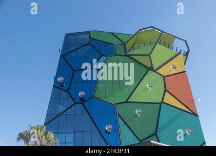 Neue Kunstgalerie im HOTA (Home of the Arts), Gold Coast City, Queensland, Australien. Atemberaubende Architektur, geöffnet am 8. Mai 2021. Stockfoto