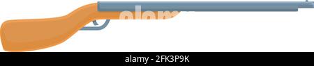 Symbol für Jagdgewehr. Cartoon von Jagd Gewehr Vektor-Symbol für Web-Design isoliert auf weißem Hintergrund Stock Vektor