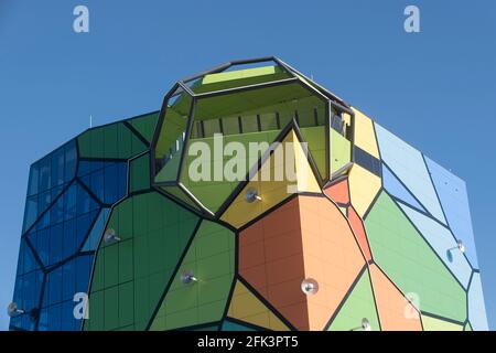 Neue Kunstgalerie im HOTA (Home of the Arts), Gold Coast City, Queensland, Australien. Atemberaubende Architektur, geöffnet am 8. Mai 2021. Stockfoto