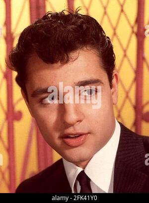 SAL MINEO (1939-1976) amerikanischer Filmschauspieler und Sänger um 1956 Stockfoto