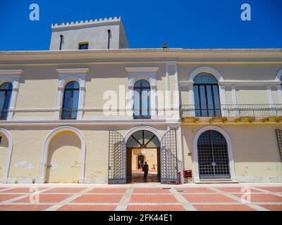 Scanzano Jonico, Piazza Gramsci, Palazzo Baronale, Basilicata, Provinz Miera, Italien Stockfoto