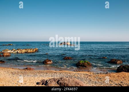 Strand von Igari in Pohang, Korea Stockfoto