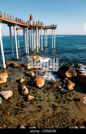 Igari Anchor Observatory und Sea in Pohang, Korea Stockfoto