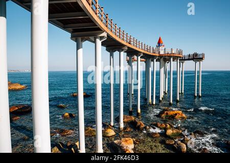 Igari Anchor Observatory und Sea in Pohang, Korea Stockfoto