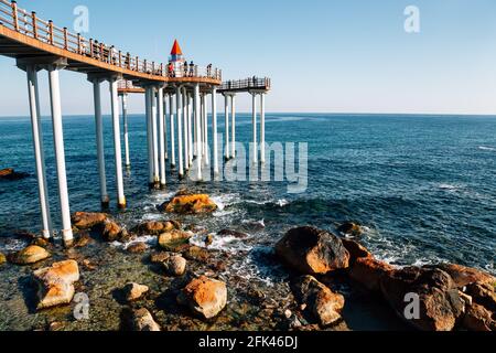 Igari Anchor Observatory und Sea in Pohang, Korea Stockfoto