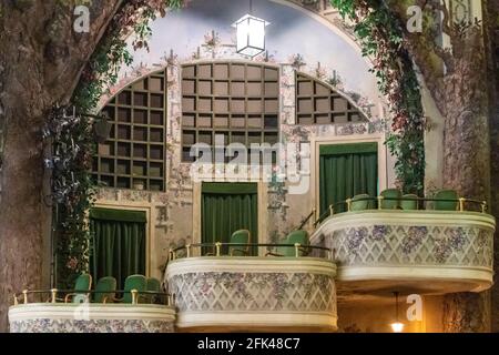 The Elgin and Winter Garden Theatres in Toronto, Kanada. Innenansicht Stockfoto