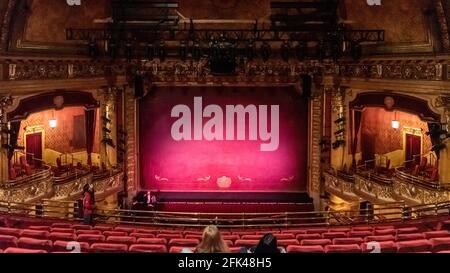 The Elgin and Winter Garden Theatres in Toronto, Kanada. Innenansicht Stockfoto