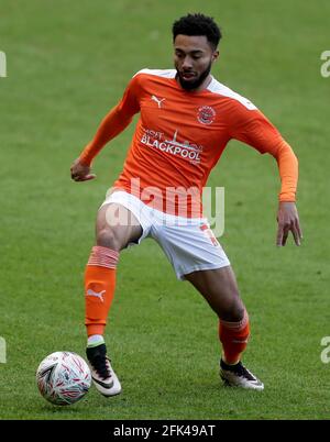 Aktenfoto vom 09-01-2021 von Blackpools Grant ward. Ausgabedatum: Mittwoch, 28. April 2021 Stockfoto