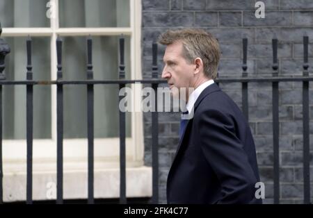 Dan Jarvis MP - Bürgermeister der Region Sheffield City / Abgeordneter für Barsley Central - in Downing Street, 11. März 2020 Stockfoto