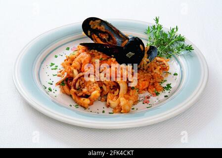Risotto mit Meeresfrüchten