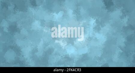 Abstrakter Aquarellhintergrund aus Streifen blauer Farbe. Banner Illustration, Tapete, Poster Design Stockfoto