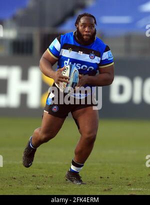 Aktenfoto vom 06-03-2021 von Beno Obano in Bath. Ausgabedatum: Mittwoch, 28. April 2021. Stockfoto