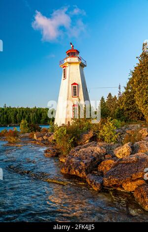 Tobermory Bruce Peninsula Georgian Bay Ontario Kanada im Sommer Stockfoto