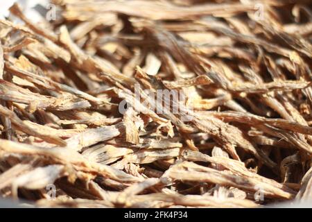 Der nahe meere trockene Fisch. Stockfoto