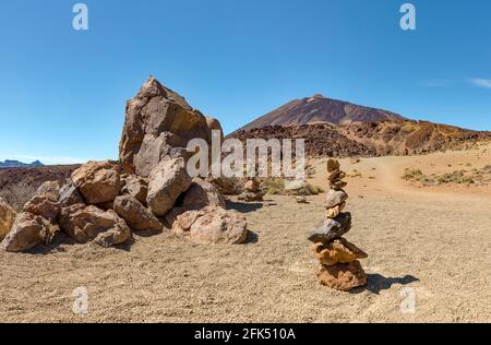 Minas de San Jose, El Teide Stockfoto