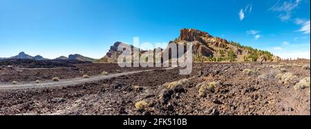 Mirador de las Narices del Teide, Mirador de Chio Stockfoto