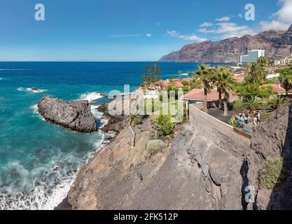 Piscina Natural Acantilado D Los Gigantes, natürlicher Pool Stockfoto