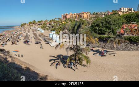 Playa del Duque, Gran Hotel Bahía del Duque Resort Stockfoto