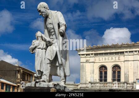 Nordamerika, Westindien, Kleine Antillen, Karibik, Frankreich, Martinique, Fort-de-France, Palais de Justice Stockfoto