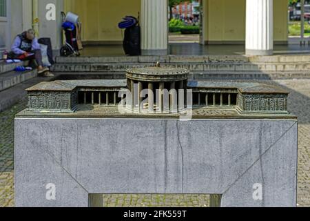 Elisenbrunnen, Miniatur Stockfoto